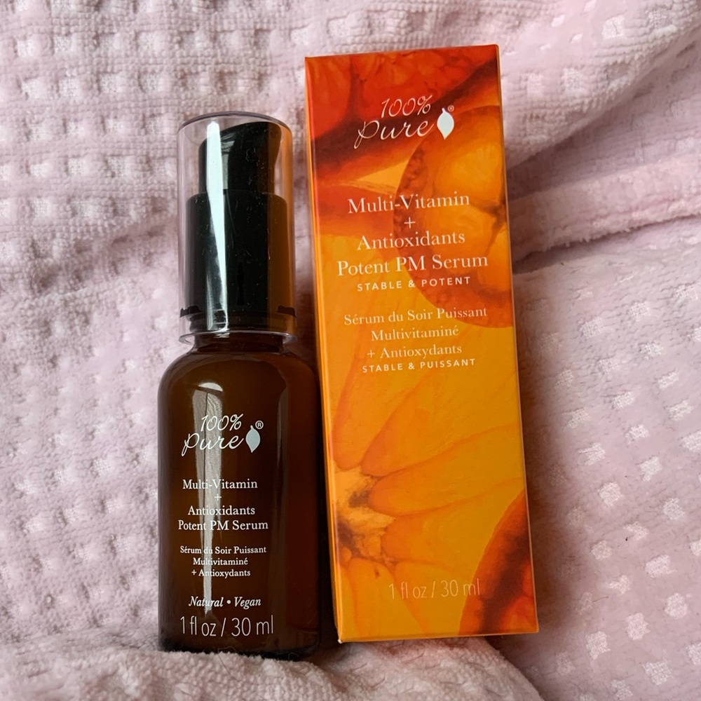 NWT 100% Pure Multi-Vitamin + Antioxidants Potent PM Serum - Picture 12 of 12